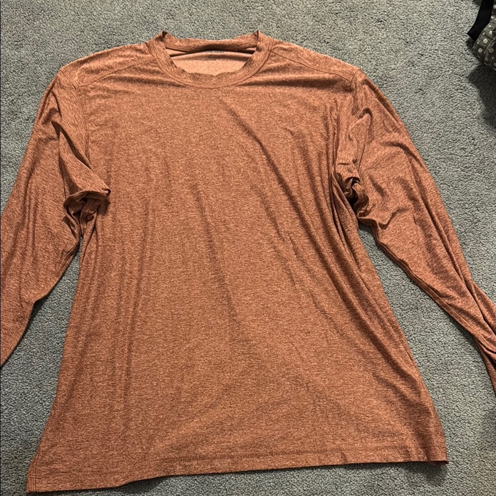 Men's Rust Long Sleeve Shirt